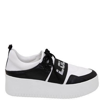 Tênis Neoprene Lolla Sport Preto e Branco