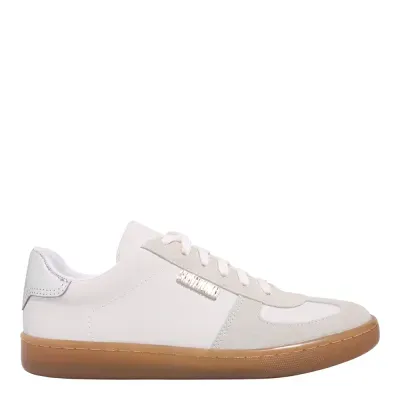 Tenis Couro Camurca Alvejado