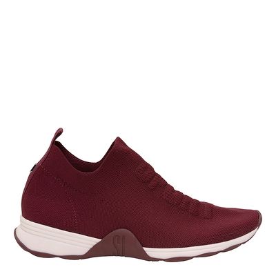Tênis Slip On Knit Lolla Sport Vinho