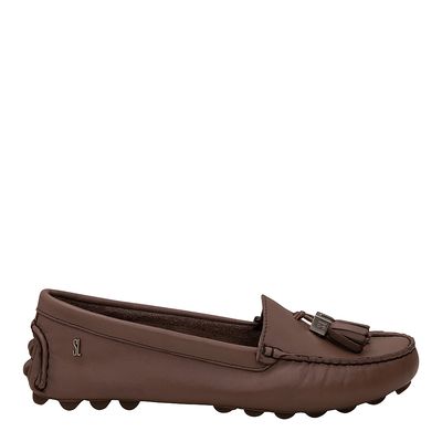 Mocassim Confort Pingente Marrom