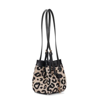 Bolsa Tiracolo Pequena Tramado Animal Print