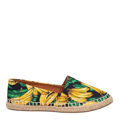 Espadrille Tecido Corda Sl Bananas Preto
