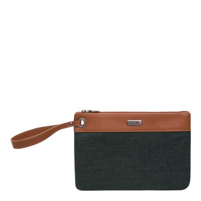 Clutch Linho Gaudi Verde