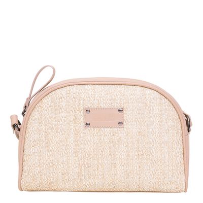 Bolsa Média Palha Bege