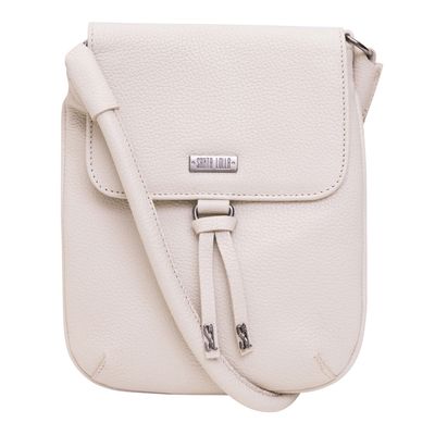 Bolsa Vertical Couro Sl Off White