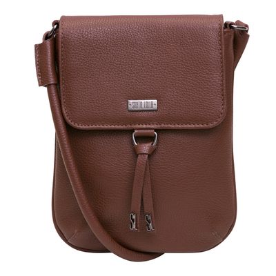 Bolsa Vertical Couro Floater Marrom