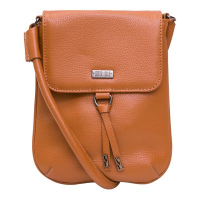 Bolsa Vertical Couro Floater Caramelo