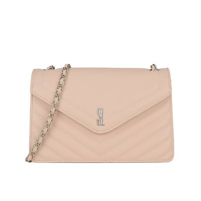 Bolsa Retangular Envelope Rosa Claro