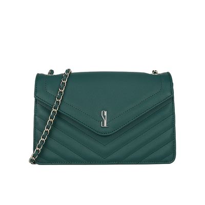 Bolsa Retangular Envelope Verde