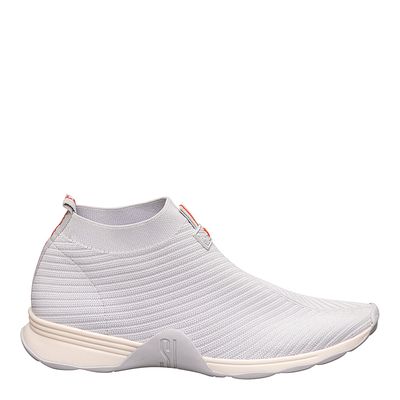 Tênis Slip On Lolla Sport Knit Cinza