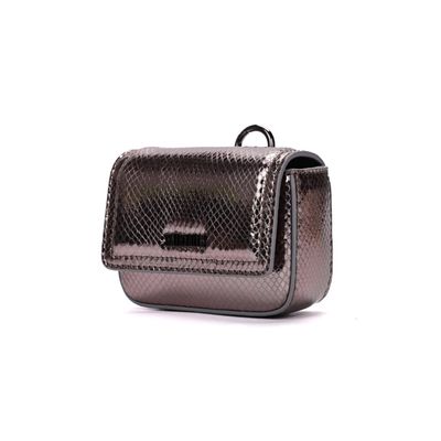 Chaveiro De Bolsa Grafite Metalizado