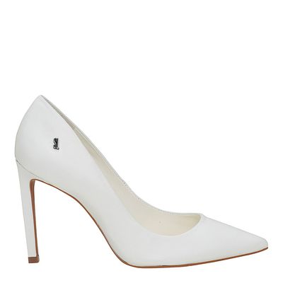 Scarpin Classic Salto Alto Branco