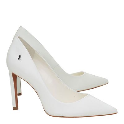 Scarpin Classic Salto Alto Branco