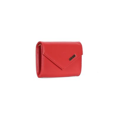 Bolsa Carteira Soft Alça Corrente Transversal Vermelho