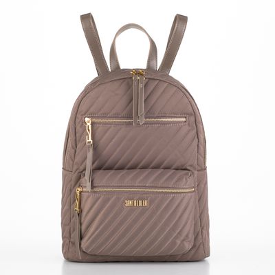 Mochila Matelassê Taupe