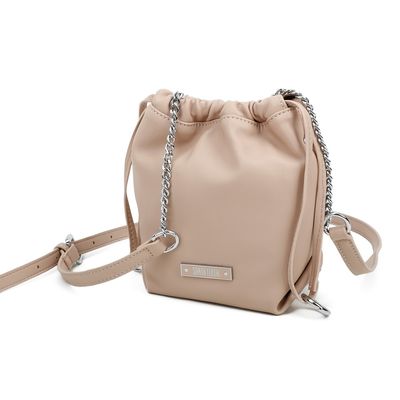 Bolsa Couro Mestiço Nude