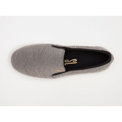 Tênis Slip On Benin Listrado Preto