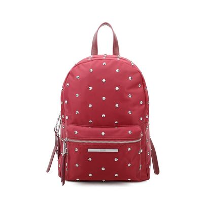 Mochila Nylon Tachas Vermelho