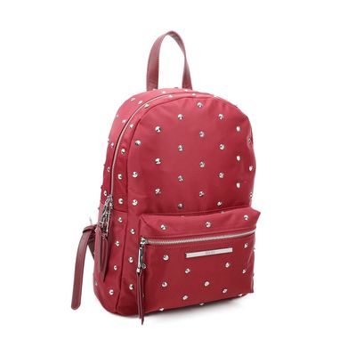 Mochila Nylon Tachas Vermelho