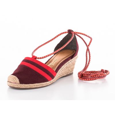 Espadrille Suede Vinho