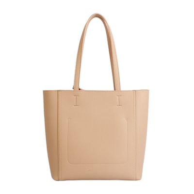 Bolsa Shopper Risco Bege
