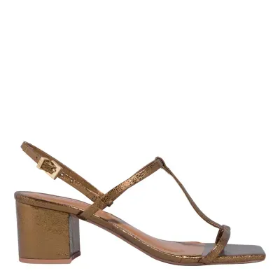 Sandalia Tecido Splendore Bronze