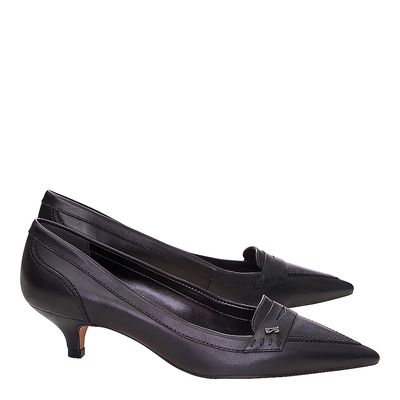 Scarpin Sl Couro Preto