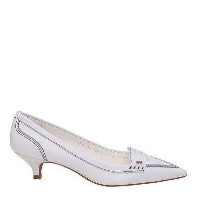 Scarpin Sl Couro Branco