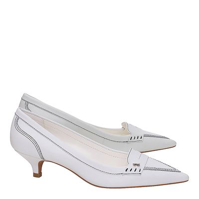 Scarpin Sl Couro Branco