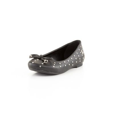 Sapatilha couro pelica soft spikes preto infantil