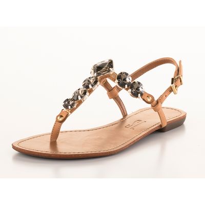 Rasteira Pedras Diamond Cinza