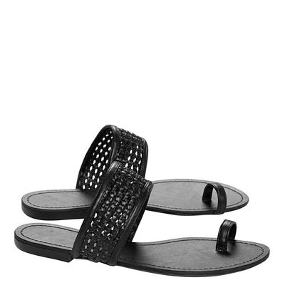Rasteira Dedo Tresse Preto