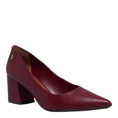 Scarpin Couro Pelica Soft Light Ruby