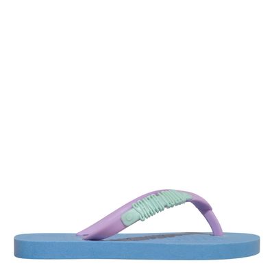 Chinelo Flip Flop Infantil Borracha Azul Bebê