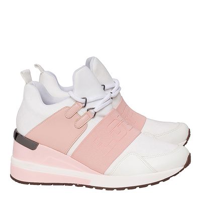 Tênis esportivo Branco e Rosa