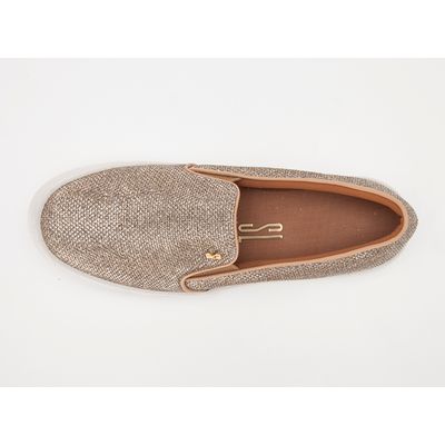 Tênis Slip On Lumicolor Dourado