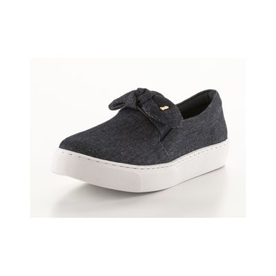Tênis Slip On Jeans Azul Escuro Infantil