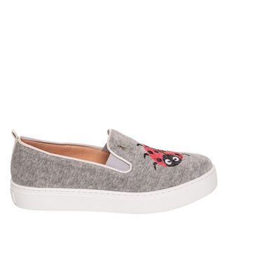 Tênis Slip On Infantil Estampa Joaninha