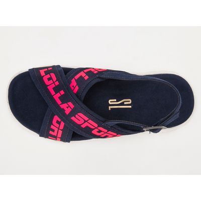 Flip Flop Acamurçado Lolla Sport Preto e Rosa