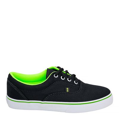 Tênis Tecido Preto e Verde