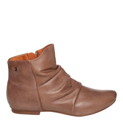 Bota Slouchy Marrom Couro