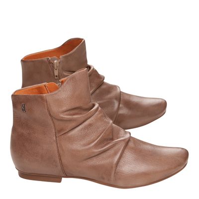 Bota Slouchy Marrom Couro