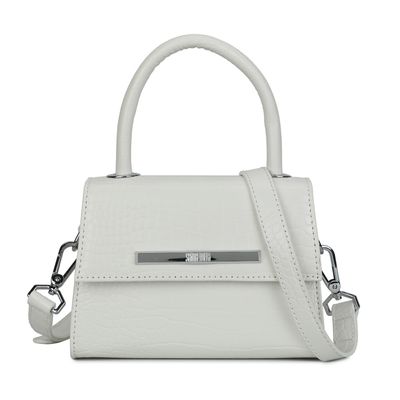 Bolsa Pequena Croco Branco