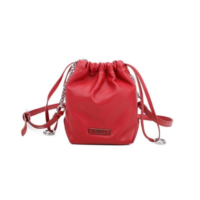 Bolsa Couro Mestiço Vermelho