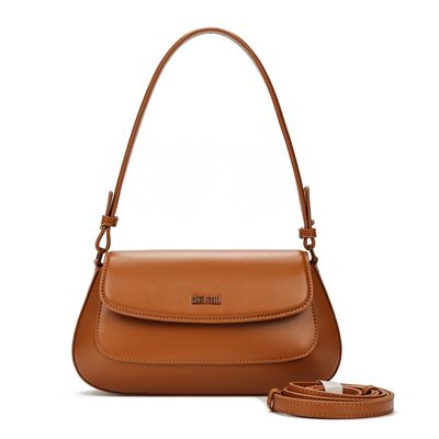 Bolsa Baguete Soft Média Caramelo