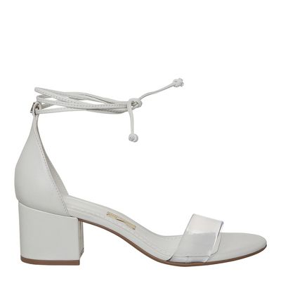 Sandália couro pelica soft branco