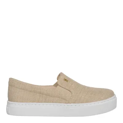 Tênis Slip On Tecido Copacabana Bege
