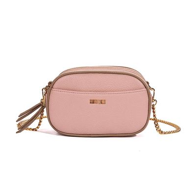 Bolsa Camera Bag Rosa Floater Alça Corrente