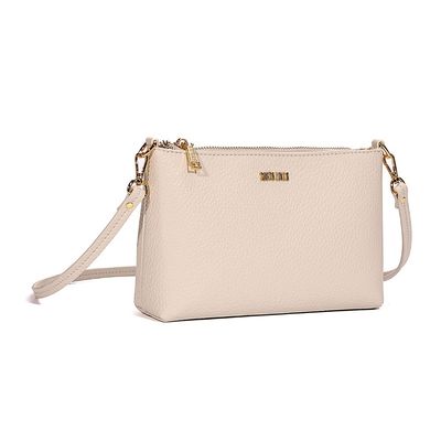 Bolsa Clutch Transversal Floater Off White
