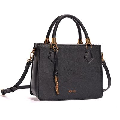 Bolsa Tote Canvas Duas Alças Preta